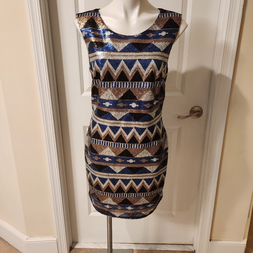Yumi new with tags size 8 dress with sequins